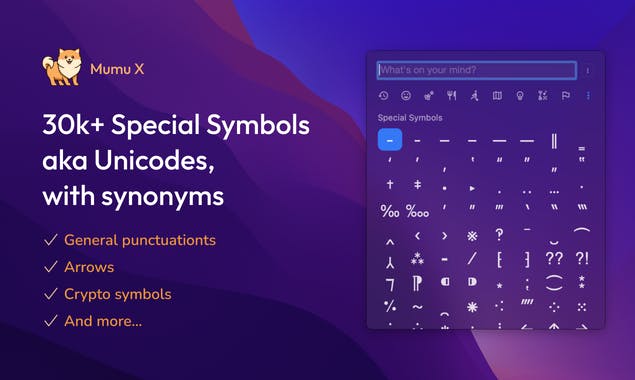 Special Symbols by Mumu X