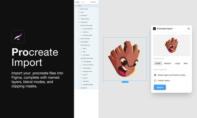 Procreate Import for Figma