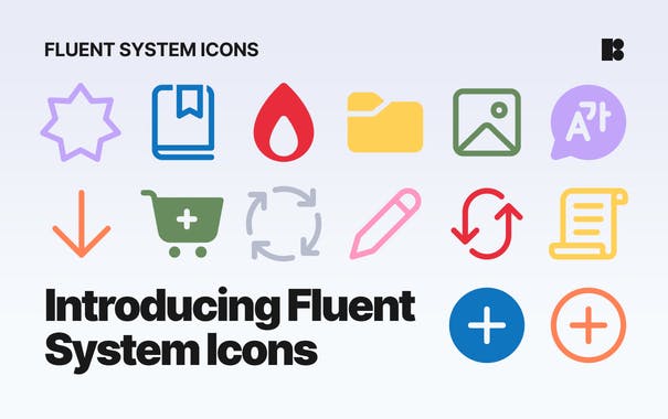 Fluent System Icons