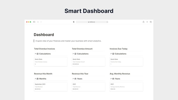 Invoice Manager for Notion