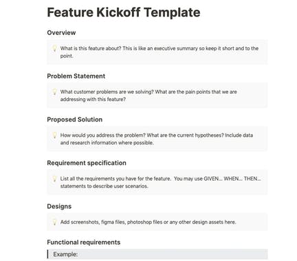 Agile Project Management Templates