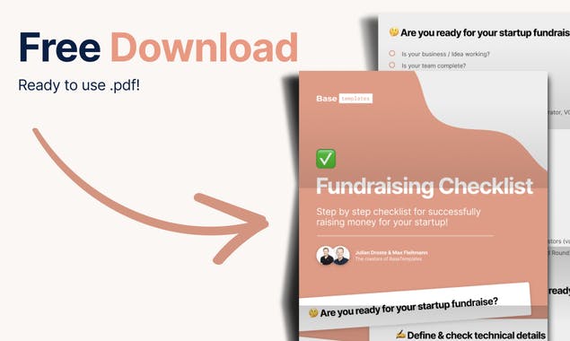StartUp Fundraising Checklist