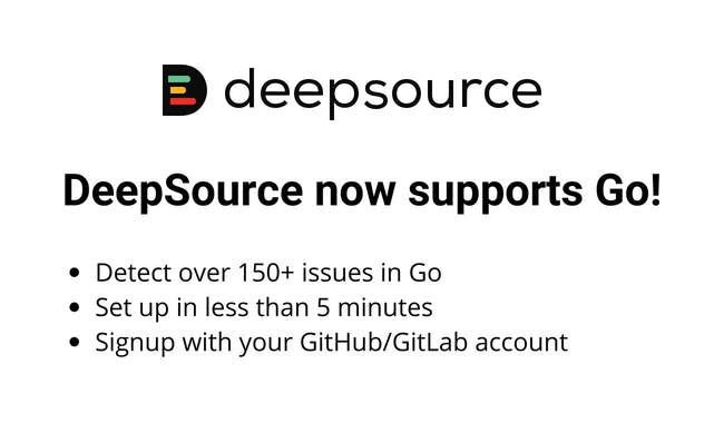 DeepSource for Go