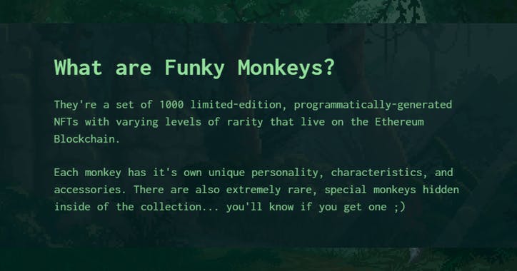 Funky Monkey NFTs