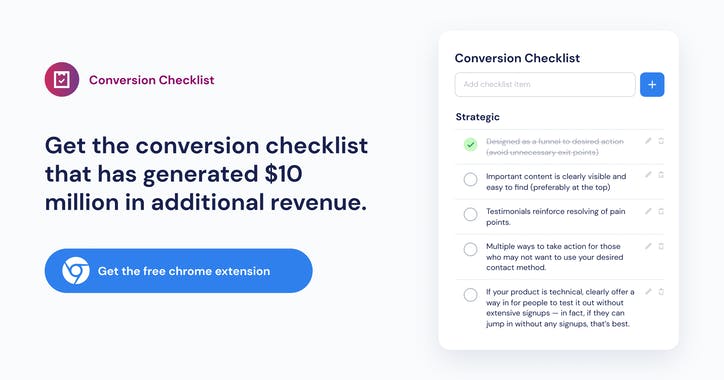 Conversion Checklist