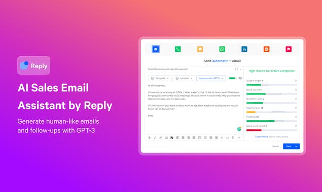 AI Sales Email Assistant by Reply