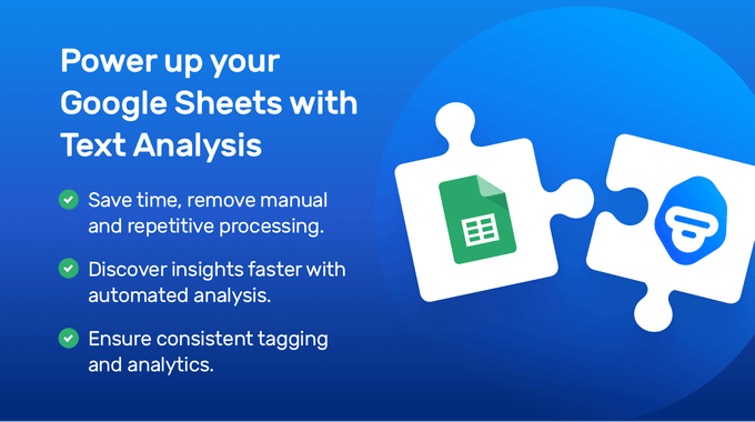 Google Sheets + MonkeyLearn