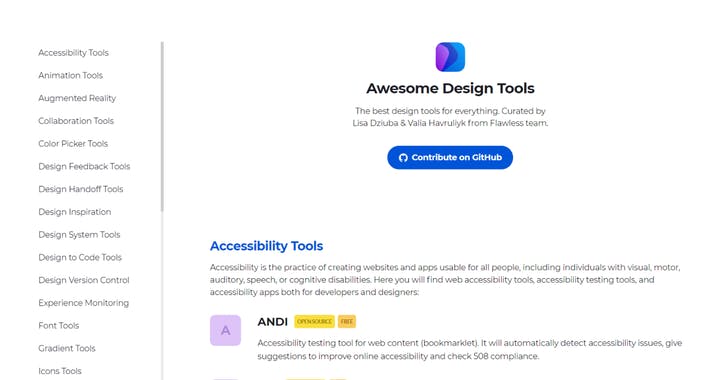 Awesome Design Tools