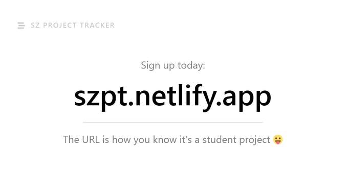 SZ Project Tracker