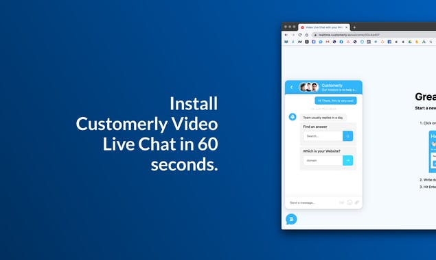 Video Live Chat for Websites
