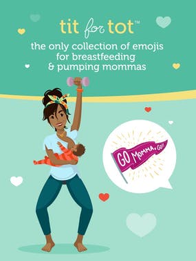 Tit for Tot Breastfeeding Emoji App