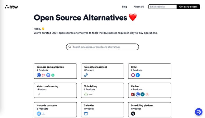 Open Source Alternatives