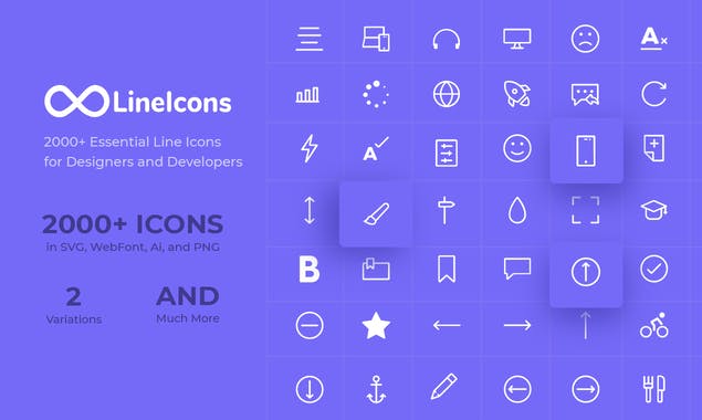 LineIcons 2.0