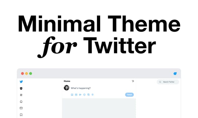 Minimal Theme for Twitter 4.0
