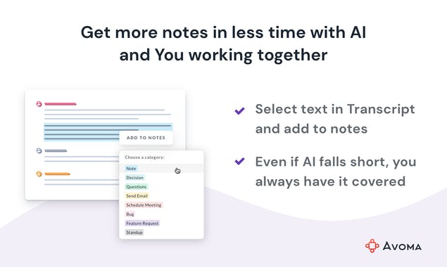 Avoma - AI Summary Notes for Standups