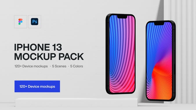 iPhone 13 Mockup Pack