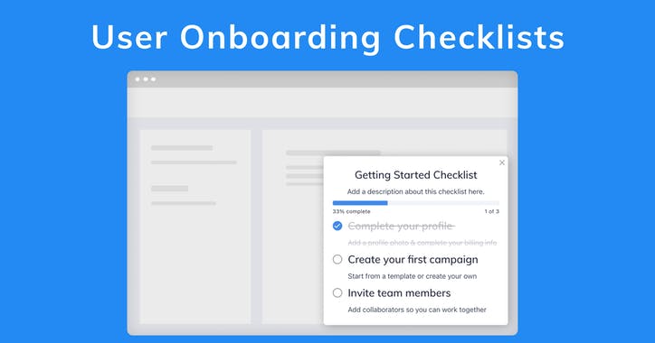 User Onboarding Checklists by Lou