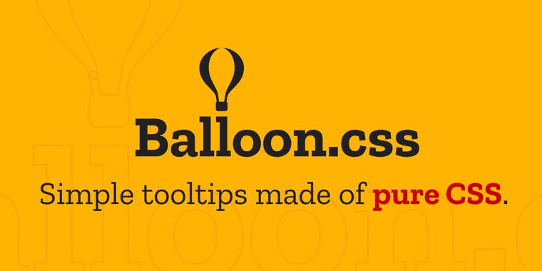 Balloon.css v1.0