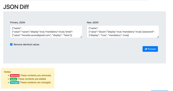 JSON diff