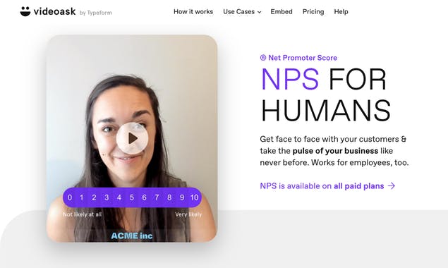 NPS for VideoAsk