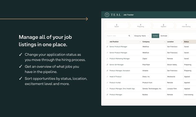 Job Tracker by Teal
