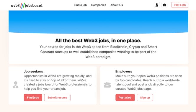 Web3jobsboard