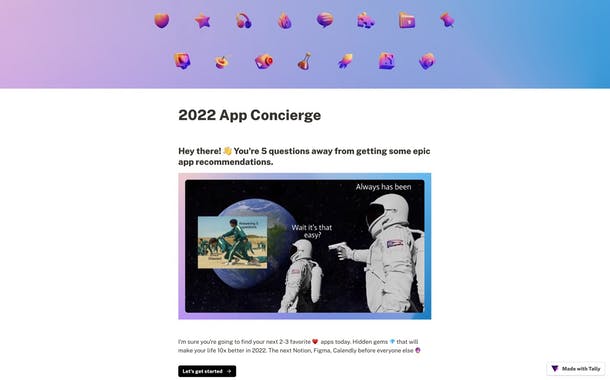 The 2022 App Concierge