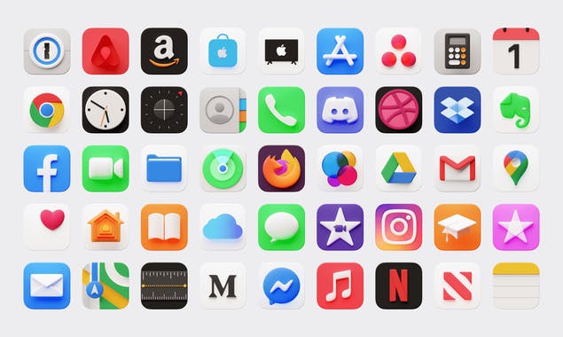 Caramel 3D icons for iOS 14