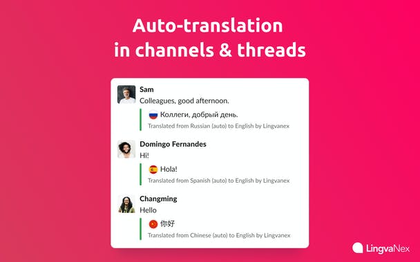 Lingvanex Translator for Slack