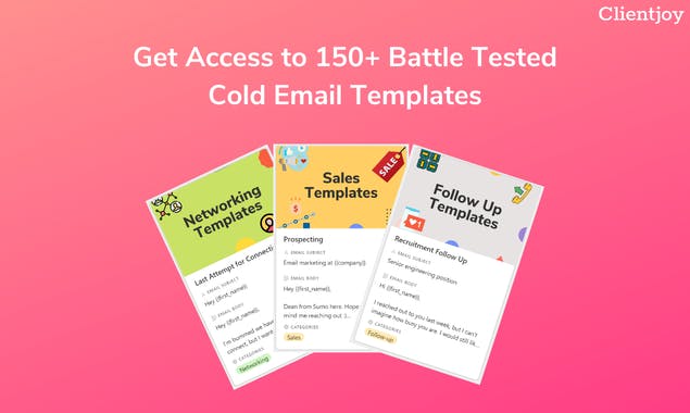 Cold Email Templates by Clientjoy