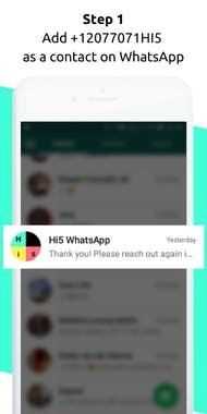 WhatsApp + Hi5