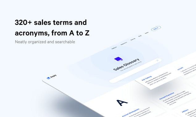 Sales Glossary by Reply