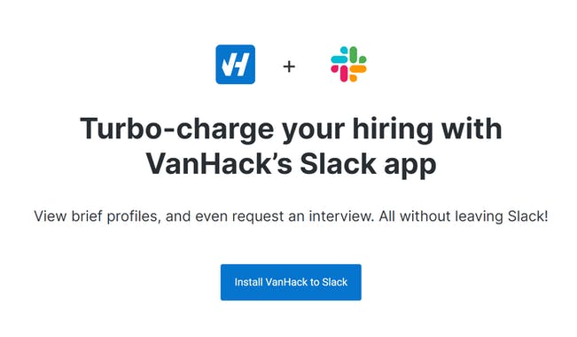 VanHack Slack App