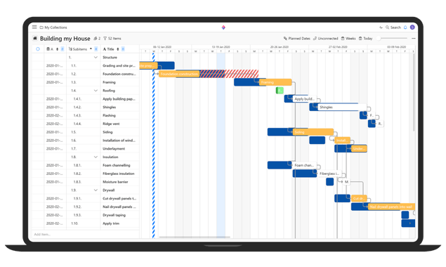 Gantt Charts for Zenkit