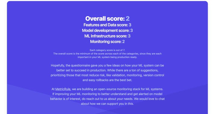 ML Test Score Quiz