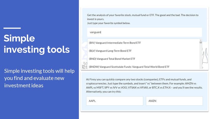 Finny Investing Tools