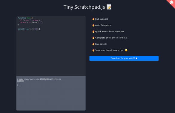 TinyScratchpad.js
