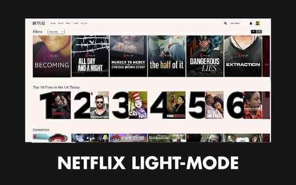Light Mode for Netflix
