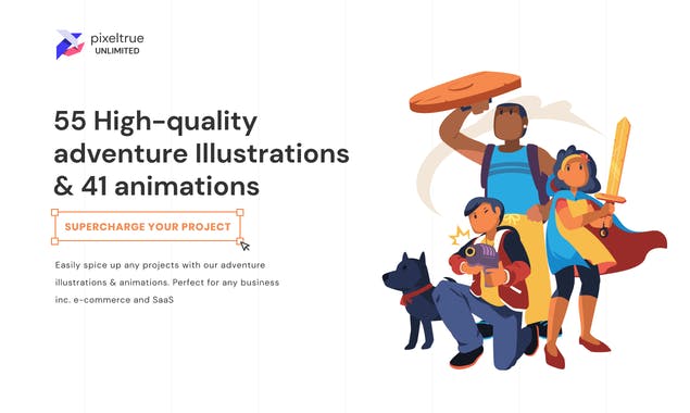 55 Animated Adventure Illustrations