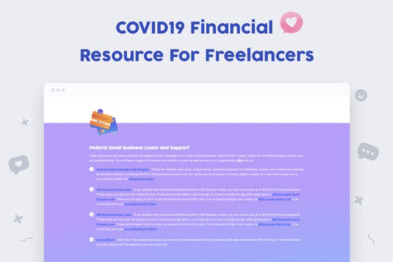 COVID19 Financial Resource