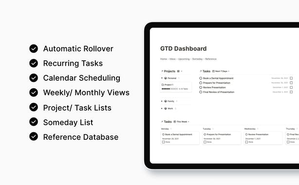 GTD Dashboard