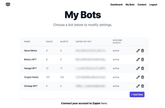 NFT Sales Bot