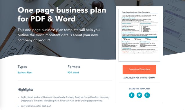 Business Templates by HubSpot