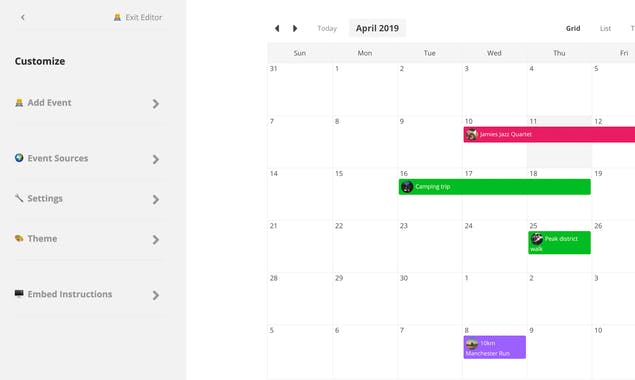 Event Calendar App 1.0