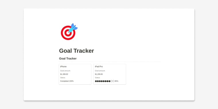 Notion Finance Tracker V2