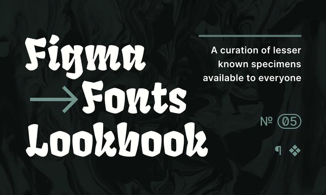 Figma Fonts Lookbook