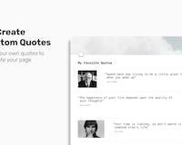 Notion Quote Widget