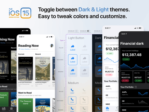 Full iOS 15 UI Kit 