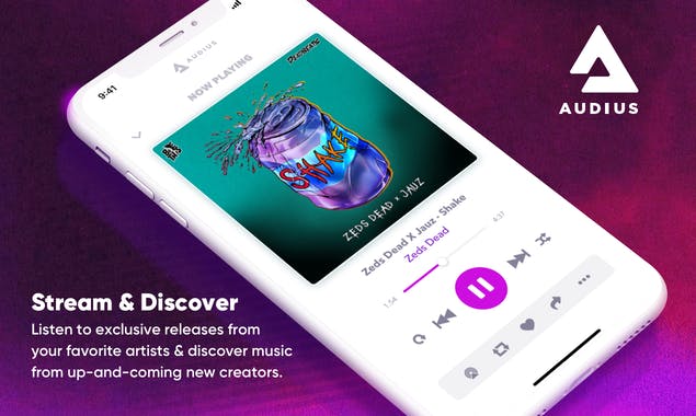 Audius Music for iPhone