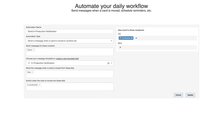 Contalist for Trello